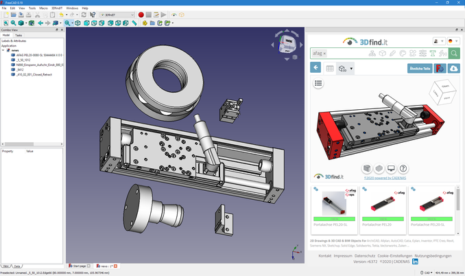 3DfindIT.com is now integrated into FreeCAD AM Software