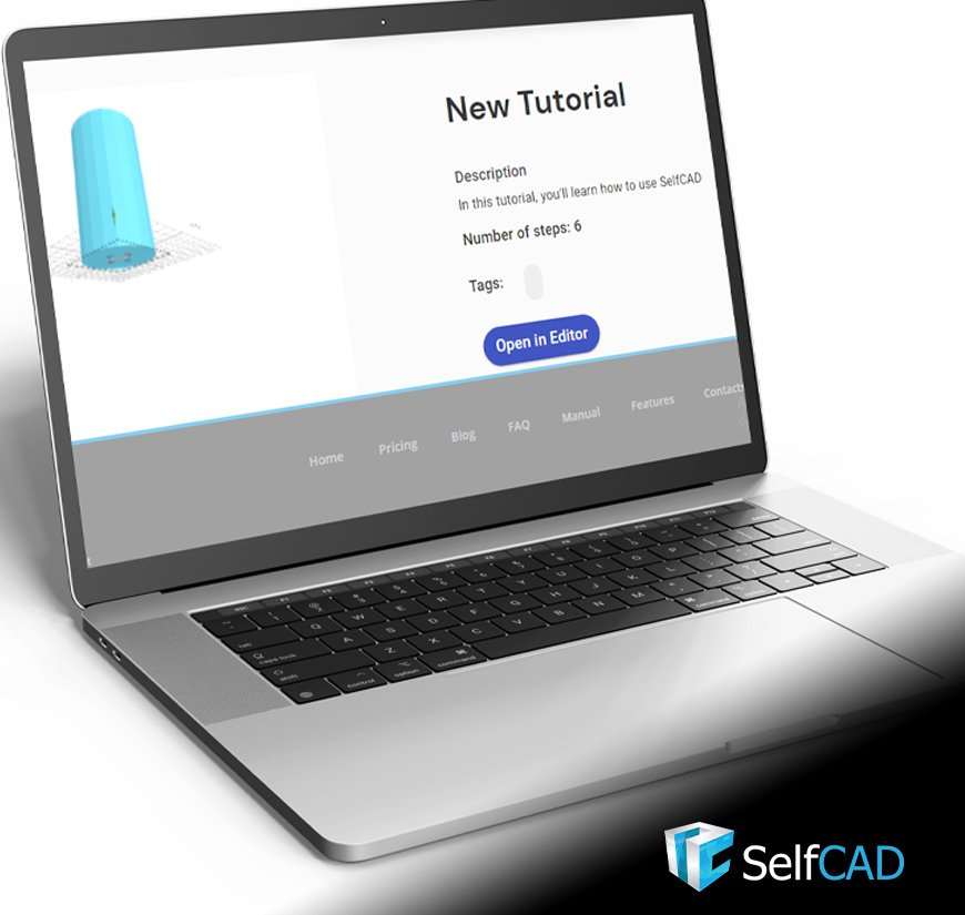 SelfCAD Adds New Tutorial Feature Marketing and Content