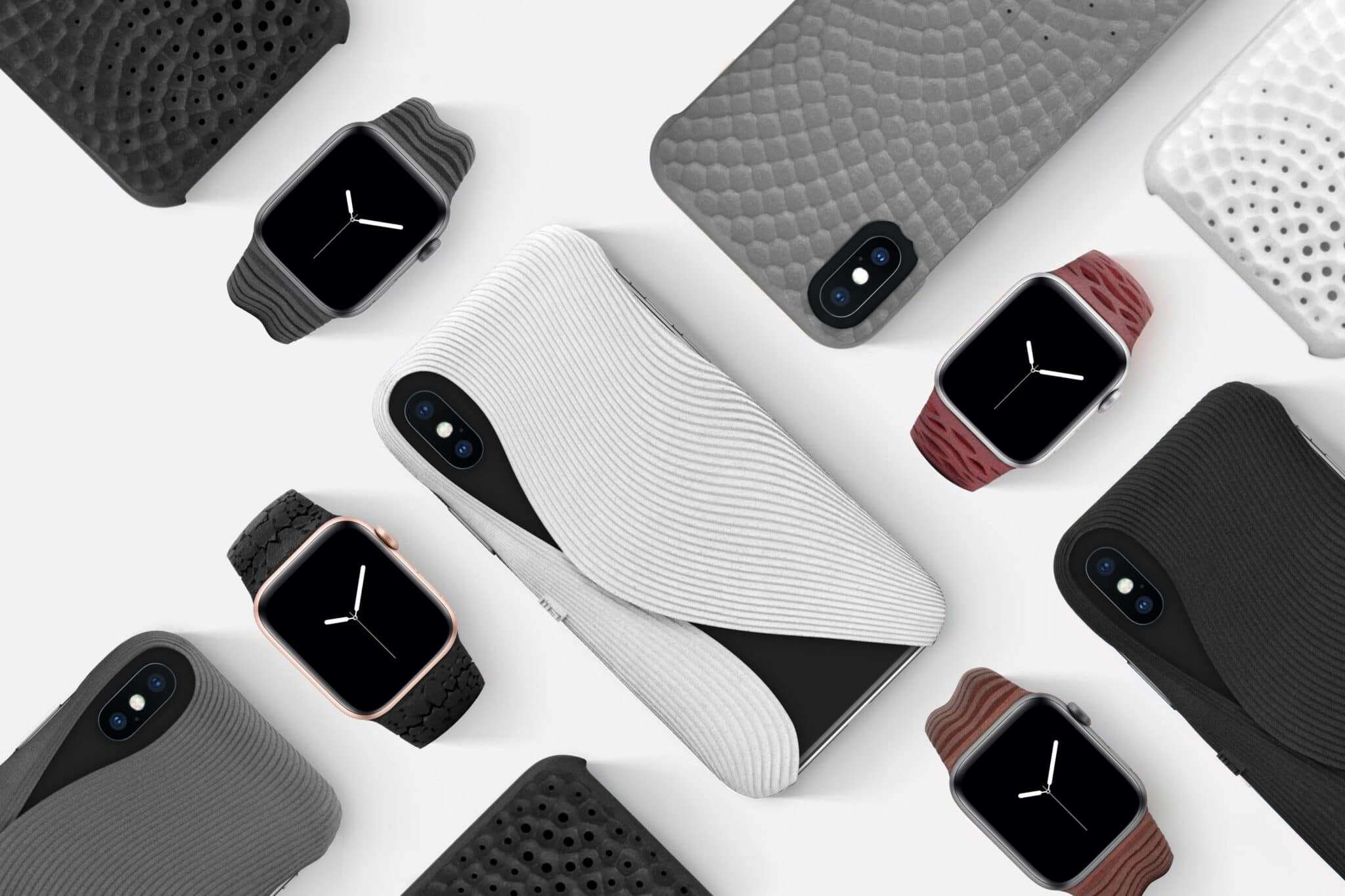 Stylish 3D Printed Bands for Your New Apple Watch