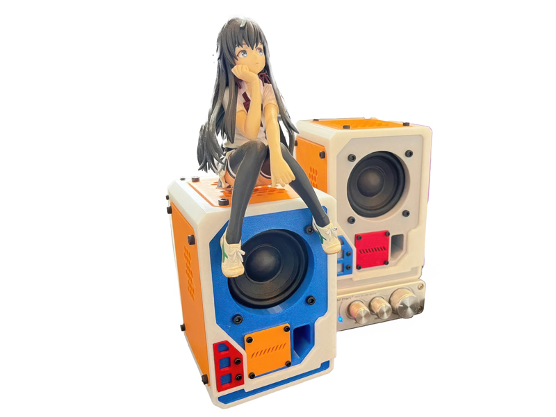 Custom Bluetooth Speaker matches with anime figures. Photo source: @晚椿