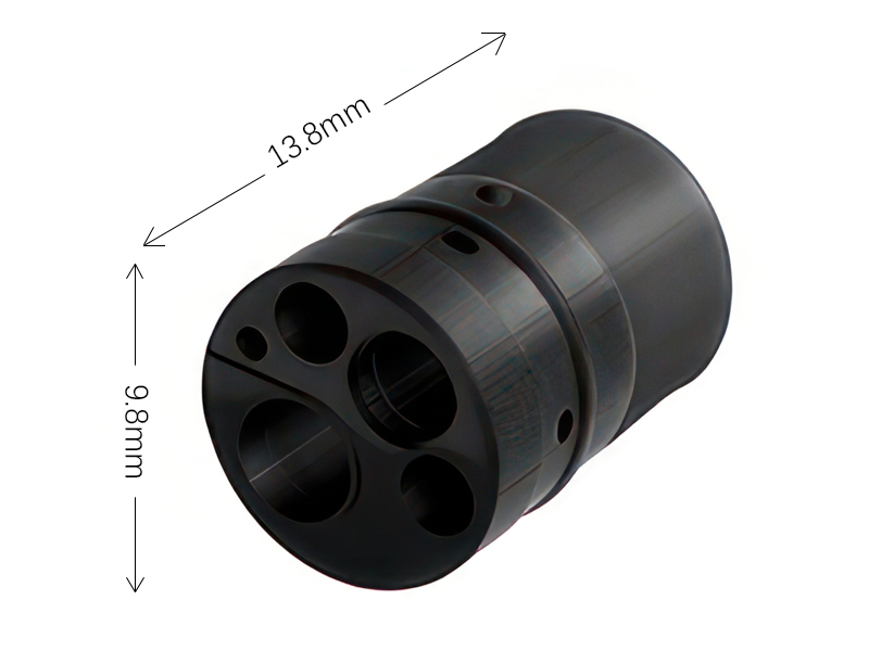 Micro 3D printing has already been applied in medical industry like endoscope. We could reach a wall thickness of 70 μm.