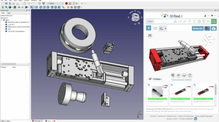 3DfindIT.com is now integrated into FreeCAD AM Software