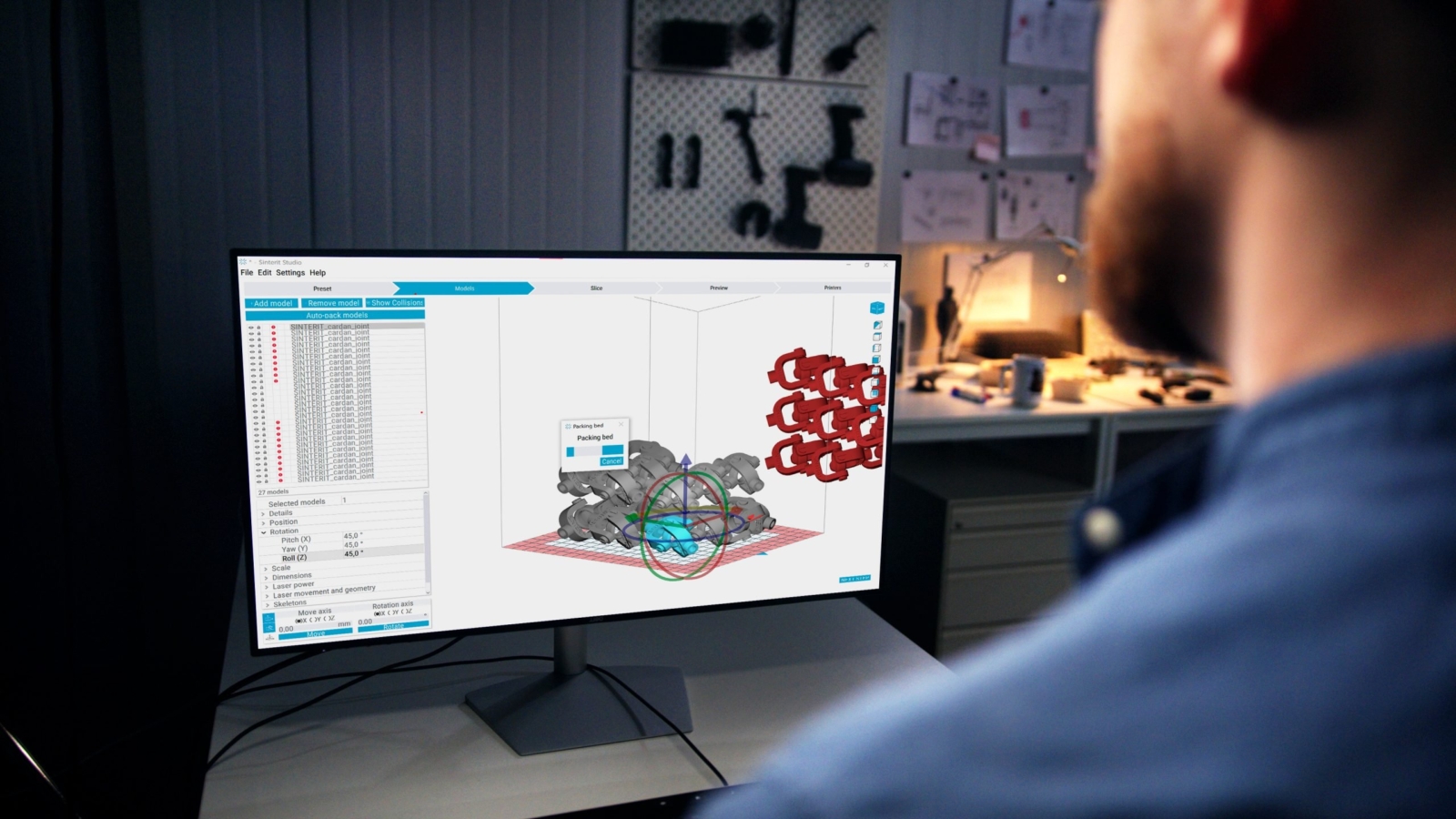 Sinterit Adds Auto Nesting to SLS Printing Software