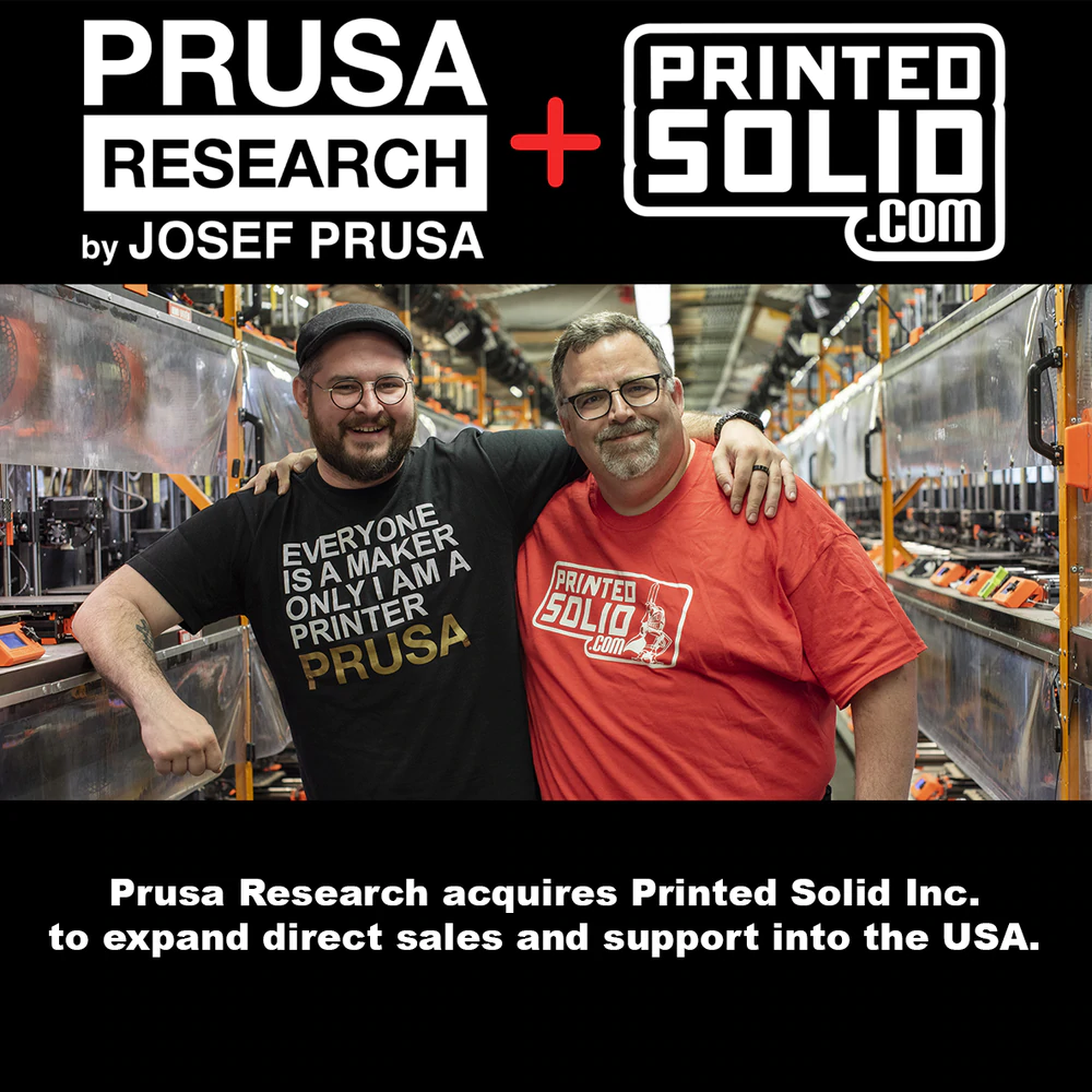 Prusa Research acquires Printed Solid Inc. AM Industry - FacFox News