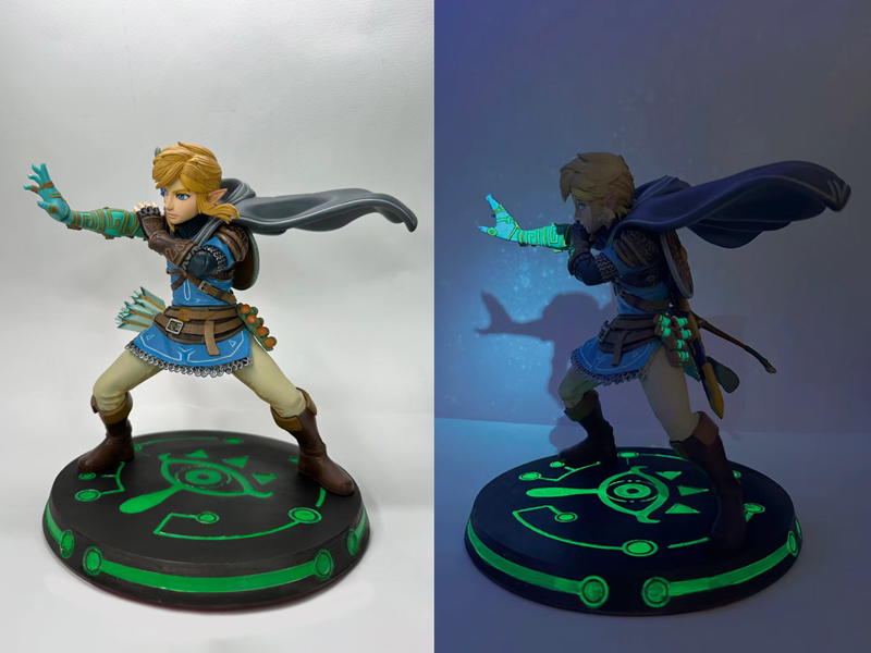 Hand-painted Link Miniature with Fluorescent Arm