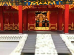 3D Printed SLA Scale Model of The Forbidden City From Minecraft