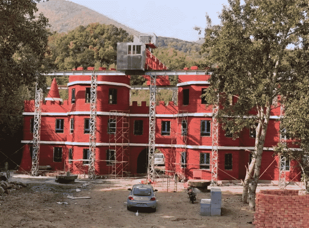 3D printed castle