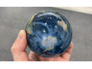 PolyJet 3D Printed Full-color Earth Scale Model