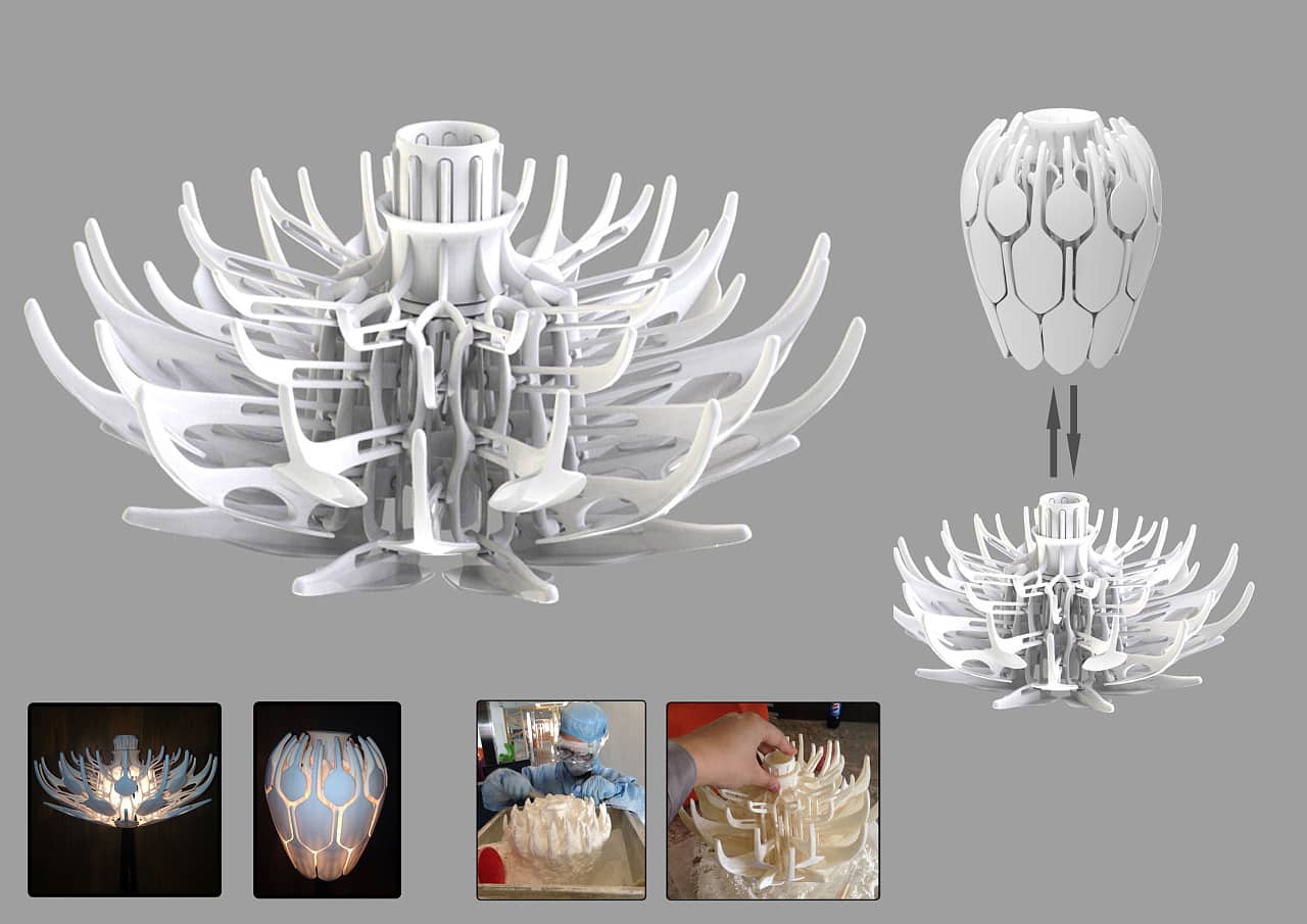 3D printed Bloom lamp (3)