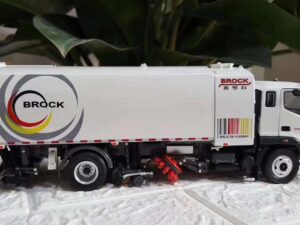 Sheet Metal Fabricated and SLA 3D Printed 1:35 Foton Brock Sweeper Truck Scale Model