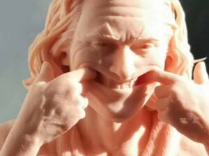 DLP 3D Printed Head Sculpture of Joker in DC’s Movie