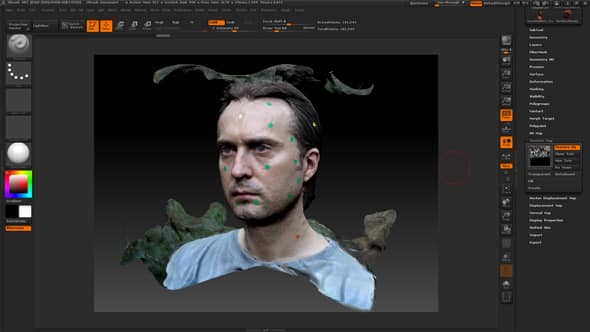 zbrush cleaning 3d scan