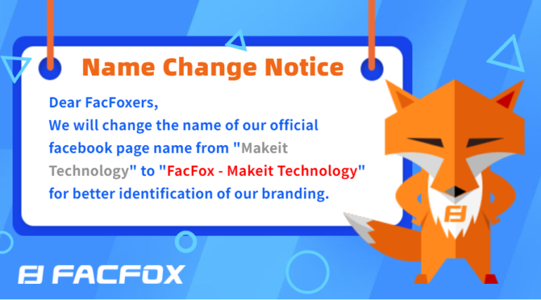 Facebook Page Name Change Announcement - FacFox