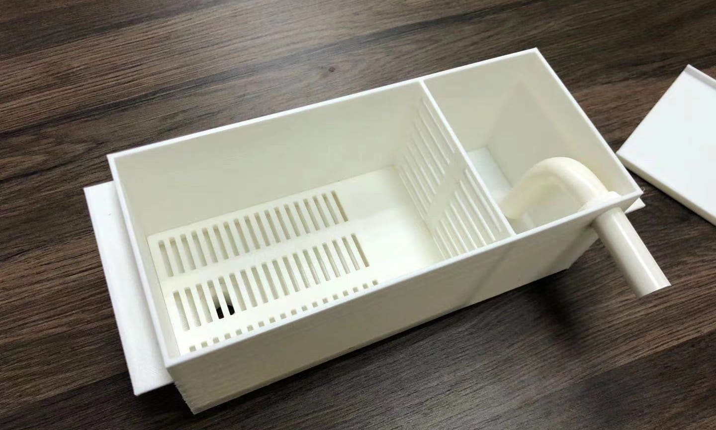 FDM 3D Printed Aquarium Filtration Tank for Pet Goldfish - FacFox