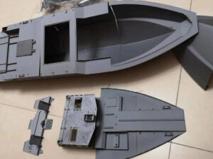 SLA 3D Printed Ship Garage Kit with Tough Resin (Grey)