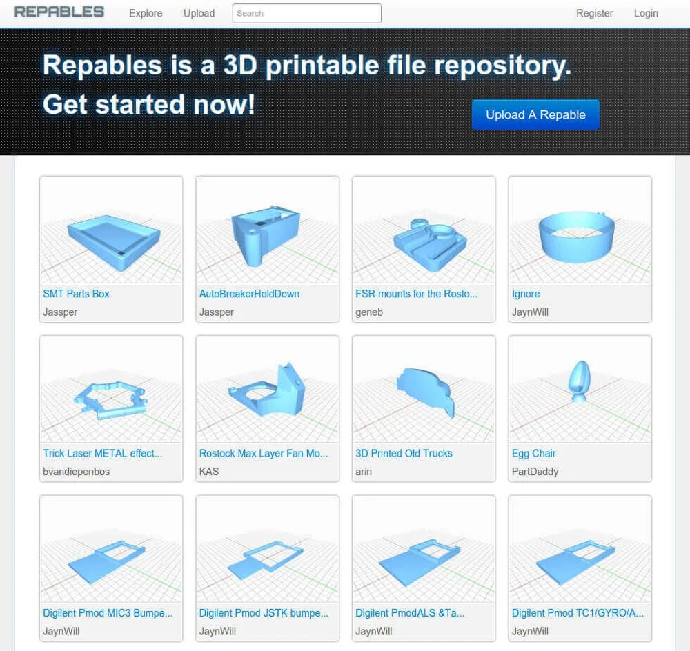 Best sites For 3d Printing Models Hourpole