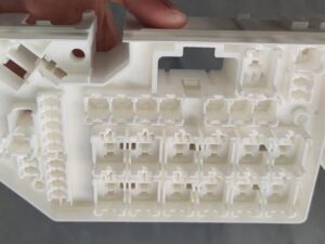 SLS 3D Printed White Nylon Electronics Enclosures