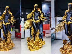 SLA 3D Printed Life-like Ancient Goddess Sculpture