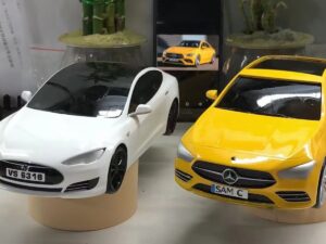 SLA 3D Printed Mini Electric Car Model
