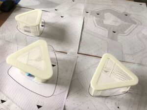 SLA 3D Printed Modern Pavilion Models for a New District