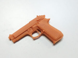 DLP 3D Printed Pistol Miniature using Ultra Detail Resin