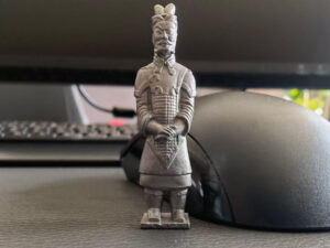 DMLS 3D Printed Stainless Steel Terracotta Warrior Miniature
