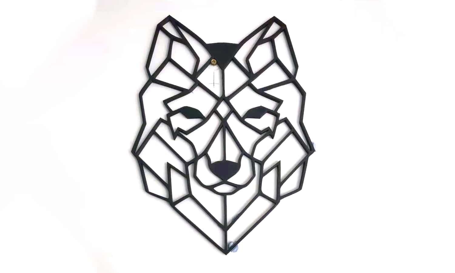 FDM 3D Printed Plastic Geometric Safari Animal Wall Art FacFox
