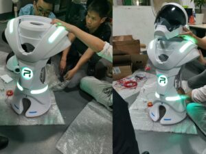 SLA 3D Printed Moveable Robot Prototype before Batch Production