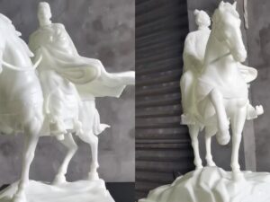 SLA 3D Printed 50cm Ancient Chinese Artist Resin Statue