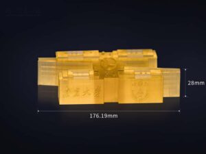 Micro 3D Printed Resin Models of Nanjing and Anqing Universities