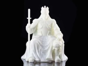 Copy a Large Old Statue with 3D Scanning, Reverse Engineering and SLA 3D Printing