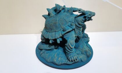 ColorJet 3D Printed Full-color Sandstone Statues of Beasts from Ancient Fairytales