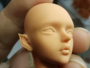 DLP 3D Printed Low-volume Production of Delicate Head Sculpts
