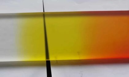 Laser Cut Gradient Sunset Color Acrylic Board