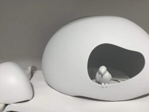 SLA 3D Printed Animals in Shells Pendant Lamp Prototype