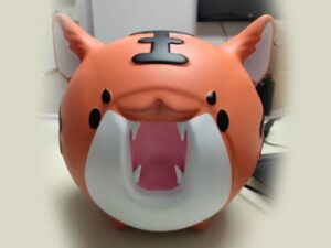 SLA 3D Printed Cartoon Tiger Heads Prototype