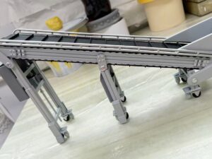 SLA 3D Printed Conveyor Belt Scaled-down Prototype