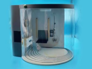 SLA 3D Printed Shower Room Miniature as Present Model