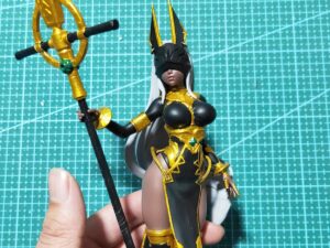 SLA 3D Printed Resin Goddess Statue Inspired from Anubis