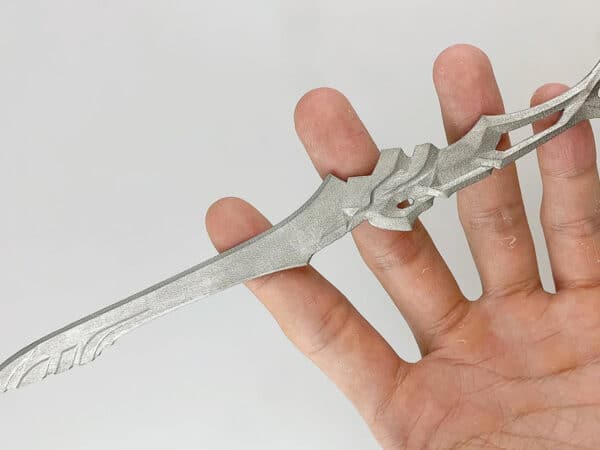 SLM 3D Printed Mini Sword Model for a Melee Weapon Fan