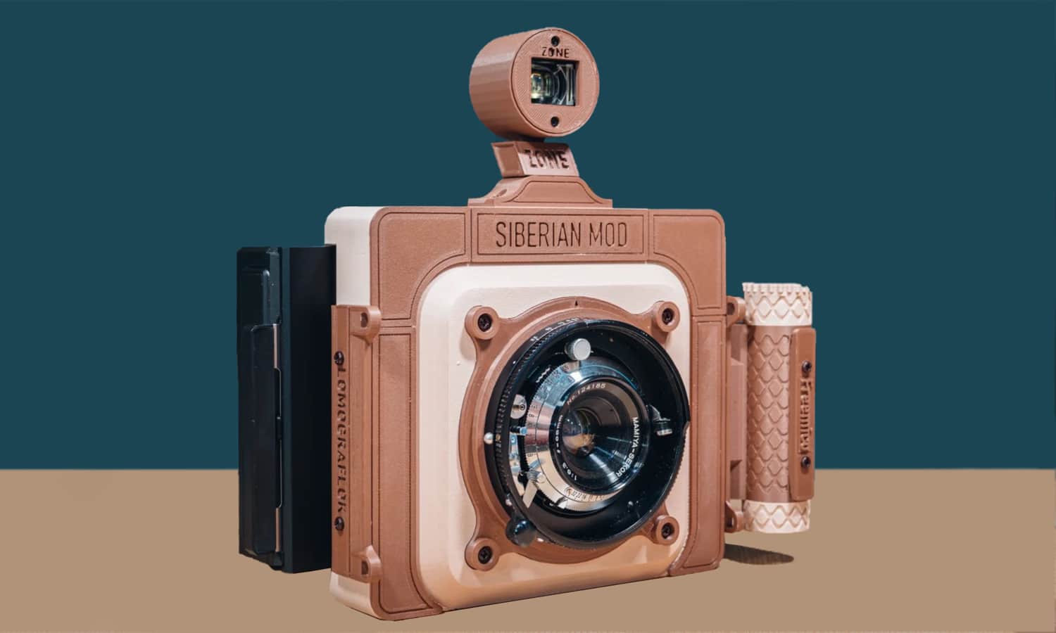 DIY Mamiya Instant Camera with FDM 3D Printed LomoGraflok 4×5 Back FacFox