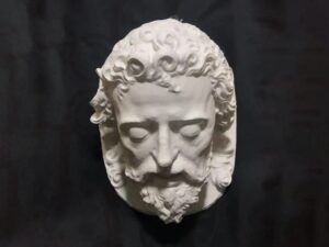SLA 3D Printed Head of St.John the Baptist Resin Sculpture