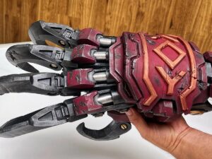 FDM 3D Printed and Fine-Painted Power Claw