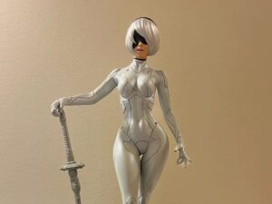 FDM 3D Printed and Fine-Painted YoRHa No. 2 Type B Figurine of Game Nier