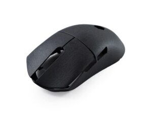 MJF 3D Printed and Bead Polished Black Nylon Mouse Shell