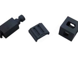 SLS 3D Printed PA12 Black Nylon Sample Parts