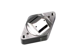 CNC Milled Aluminum Complex Mechanical Part with Brushed Surface