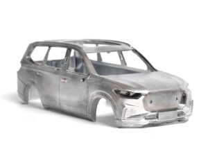 CNC Milled Aluminum SUV Car Frame Scaled-down Prototype Customization