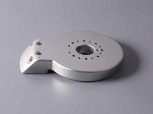 CNC Milled Modular Plate Aluminum Mechanical Part with Drilled Holes