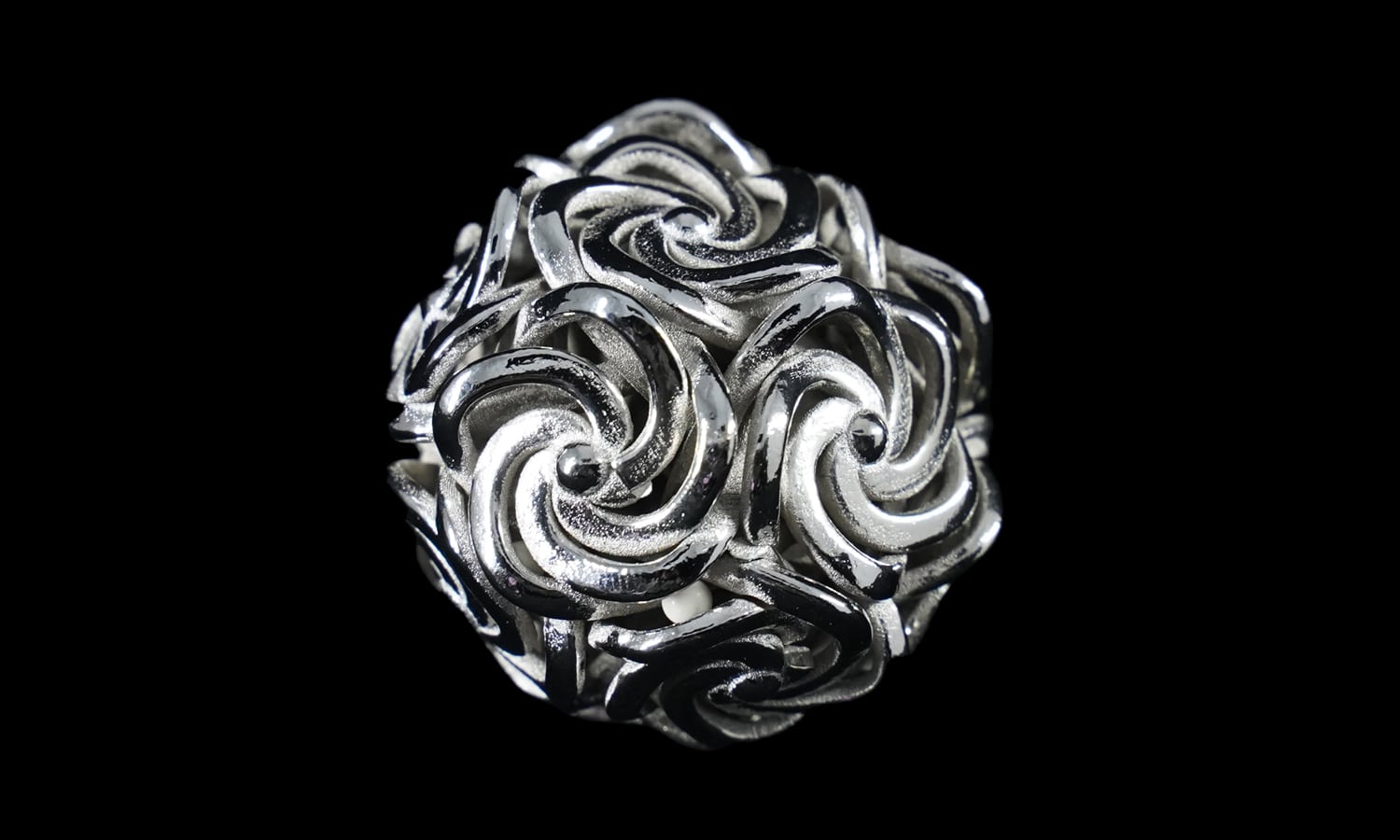 Binder Jetting 3D Printed Intricate Hollow Ball Stainless Steel 316L